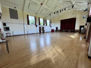 Main hall looking towards stage